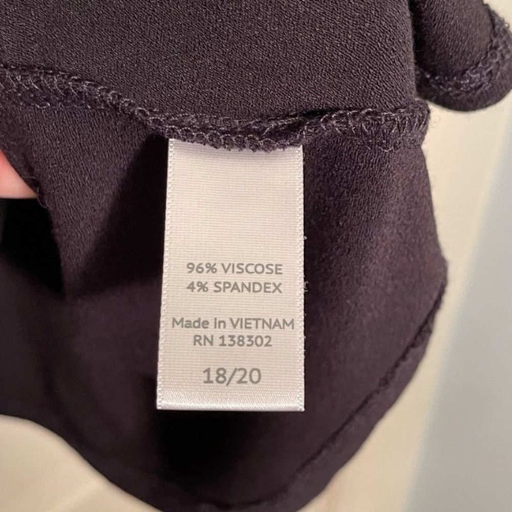 Avenue Black Asymmetrical Top - Picture 8 of 8